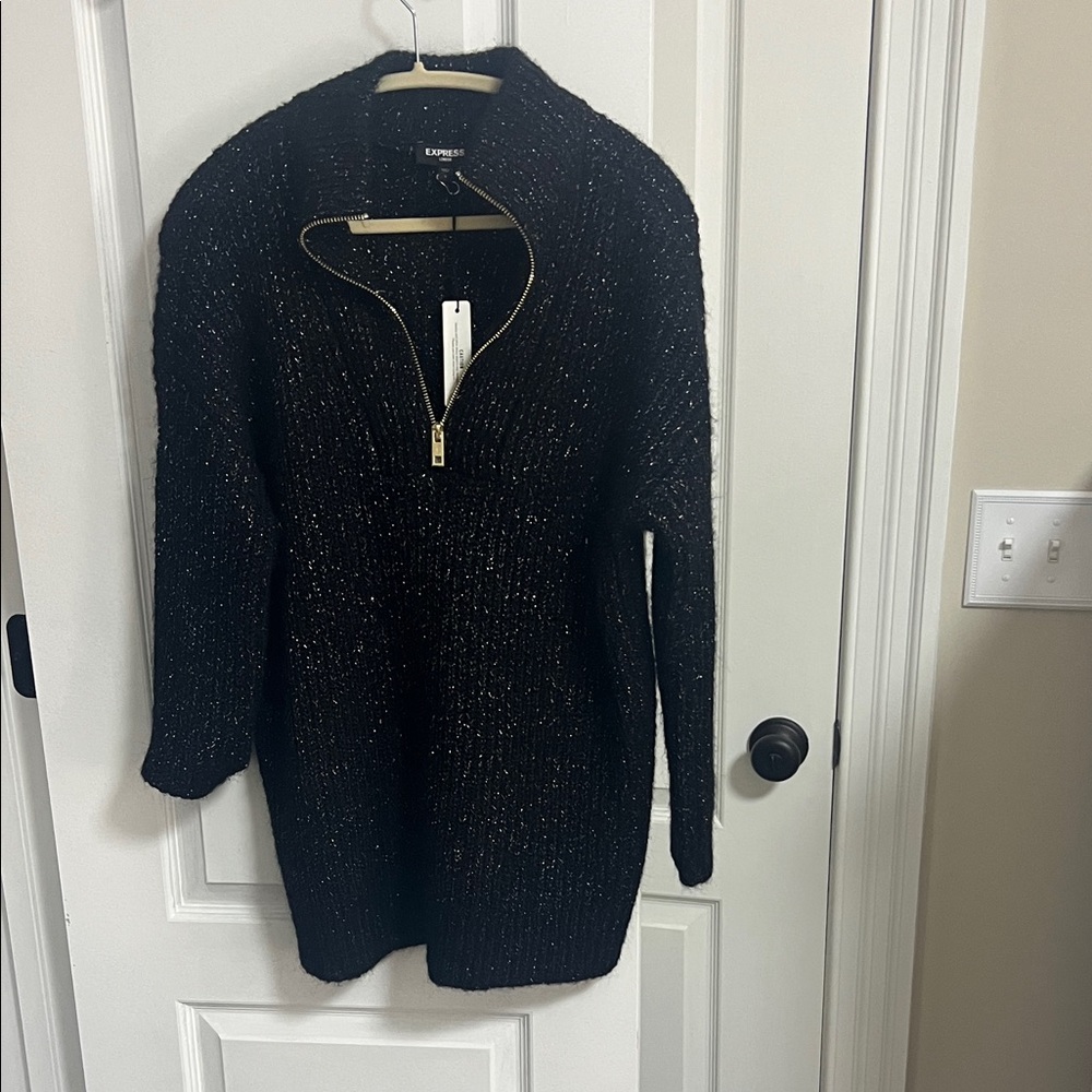 Express festive oversized sweater